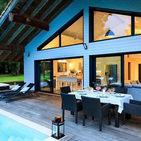 Villa Eau De Roche En Rooms, Heated Pool, Sauna Jacuzzi Moliets-et-Maa